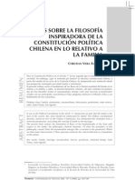 Notas Sobre La Filosofía Inspiradora Sobre La Familia en La Constitución