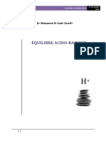 Équilibre Acido-Basique: DR Mohamed El Hadi Cherifi