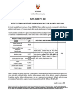 Alerta Digemid #16 - 2023 Productos Farmacéuticos Falsificados Incautados en Acciones de Control Y Vigilancia