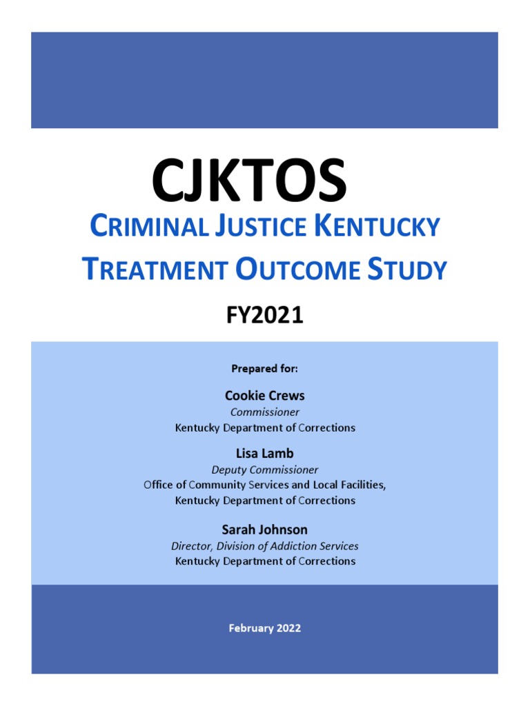 CJ Outcome Study 2021 PDF Naloxone Opioid Use Disorder