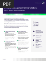 Delinea Datasheet Privilege Manager