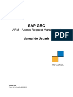 Sap GRC: ARM - Access Request Management