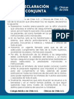 2023-03-27 Declaracion Conjunta Colmed - Clinicas de Chile VF