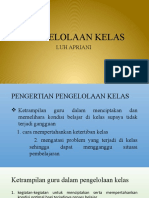 Pengelolaan Kelas: Luh Apriani