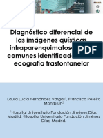 Diagnóstico Diferencial de Las Imágenes Quísticas Intraparenquimatosas Más Comunes Identificadas en La Ecografía Trasfontanelar