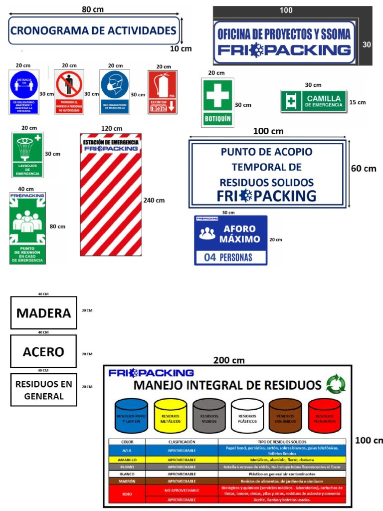 Medidas Señaleticas | PDF