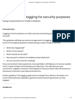 Introduction To Logging For Security Purposes: Laying The Groundwork For Incident Readiness