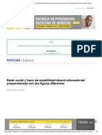 Retén Social y Fuero de Estabilidad Laboral Reforzada Del Prepensionado Son Dos Figuras Diferentes