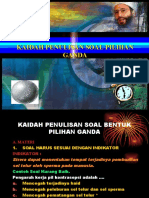 Kaidah Penulisan Soal PG