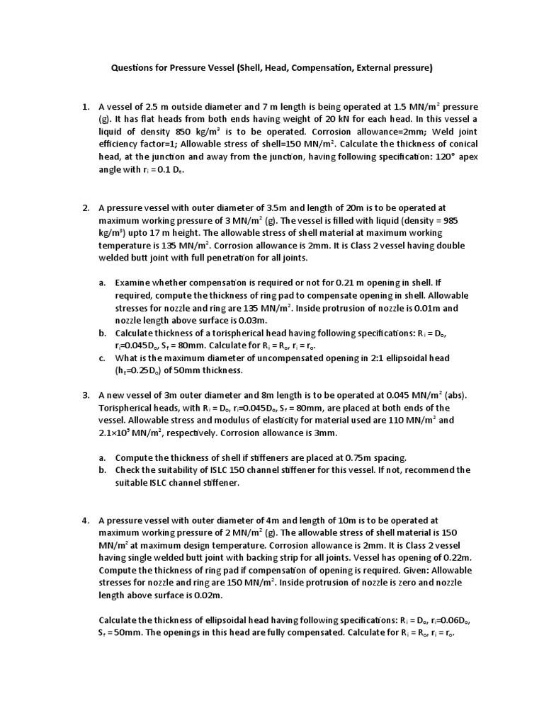 Tutorial Questions Download Free Pdf Stress Mechanics Pressure