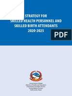 Strategy For Skilled Health Personnel and Skilled Birth Attendants 2020-2025