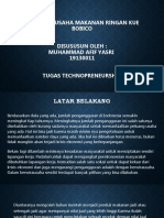 Proposal Usaha Makanan Ringan Kue Bobico Disususun Oleh: Muhammad Afif Yasri 19130011 Tugas Technopreneurship