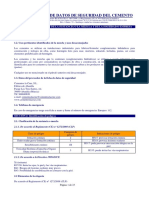 Ficha de Seguridad Del Cemento Rev. 8