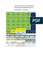 Matriz Curricular Do Curso Superior de Tecnologia em Desenvolvimento de Software Multiplataforma Da Fatec Diadema - Luigi Papaiz