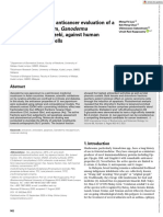 Biotech and App Biochem - 2020 - Lau - in Vitro and in Silico Anticancer Evaluation of A Medicinal Mushroom Ganoderma