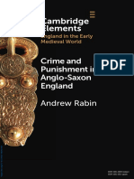 Crime and Punishment in Anglo Saxon England