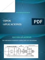 Tipos Aplicaciones: Acoplamientos Mecánicos