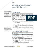 Consignes Redaction Rapport