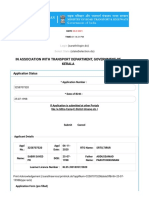 Driving Application Status