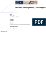 Xdoc - MX Libro Antologia de Estudios Etnolingistica y Sociolingistica