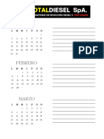 Calendarios Mensuales para Apuntar Las Fechas Importantes Con Estilo Minimalista y Colores Blanco y Negro