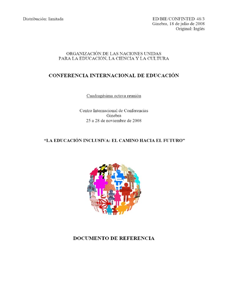 La Educación Inclusiva - El Camino Hacia El Futuro, Documento de ...