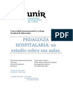 Pedagogía Hospitalaria: Un Estudio Sobre Sus Aulas.: Universidad Internacional de La Rioja Facultad de Educación