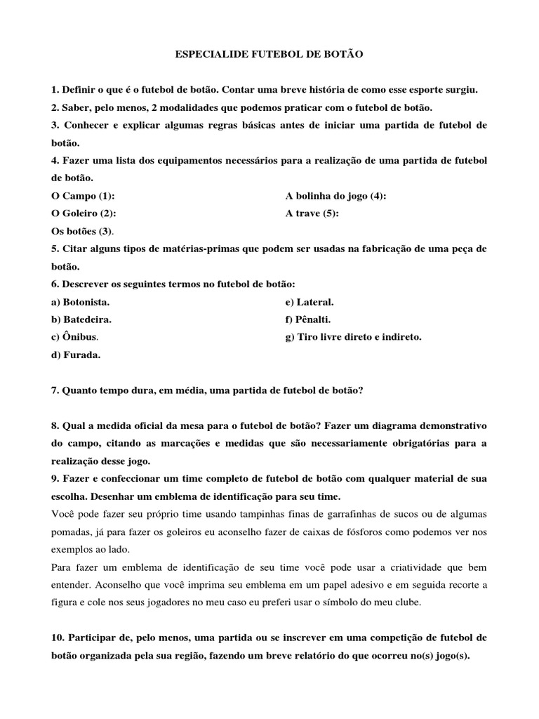 Regra Brasileira Treinos e Táticas V1 11, PDF, Futebol