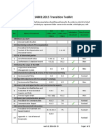 ISO 14001:2015 Transition Toolkit