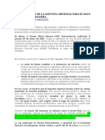 Claves Legales de La Alícuota Adicional para El Pago en Moneda Extranjera