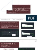 Secciones Transversales en Zonas de Tangente Y Centros de Curva Horizontal (Evidencia de Peralte Y Sobreancho)