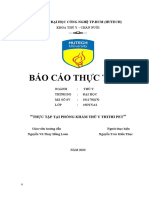 Báo Cáo Thực Tập 2: Trường Đại Học Công Nghệ Tp.Hcm (Hutech)