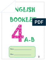 English Booklet A-B: Name
