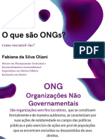 O Que São Ongs?: Fabiana Da Silva Oliani