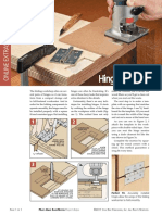 Routing: Hinge Mortises