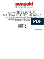 Owner Manual Kawasaki FX801v FX751v