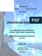Dialoguri Didactice: Revistă Didactică Electronică Pentru Toate Ariile Curriculare Resursă Educaţională Deschisă (R.E.D.)