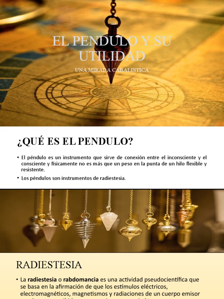 El Péndulo: Usos y Significado | PDF