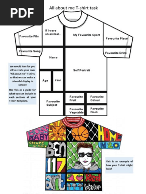 All-about-me-T-shirt-task-Miss Elda