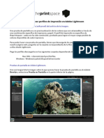 Guía para Utilizar Perfiles de Impresión en Adobe Lightroom