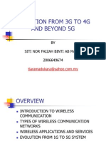 Evolution From 3g to 4g and Beyond 5g