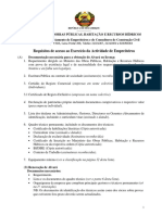 Requisitos para licenciamento de empreiteiros em Moçambique