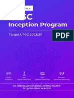 UPSC Inception Brochure 2024