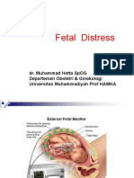 Fetal Distress: Dr. Muhammad Hatta Spog Departemen Obstetri & Ginekologi Universitas Muhammadiyah Prof Hamka
