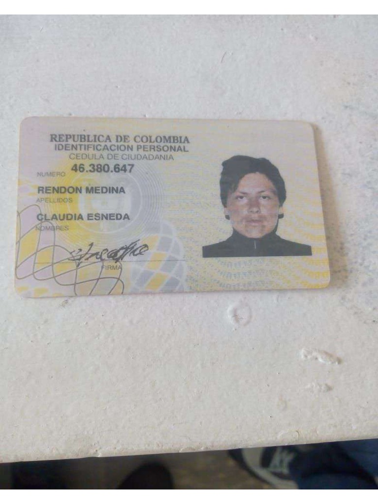 Cedula Claudia Rendon | PDF