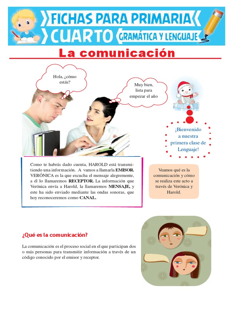 La Comunicación para Cuarto Grado | PDF