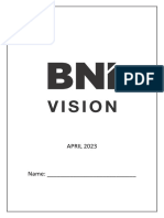 BNI Vision April 2023 Roster Book