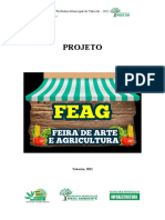 Projeto. FEAG - Feira de Arte e Agricultura