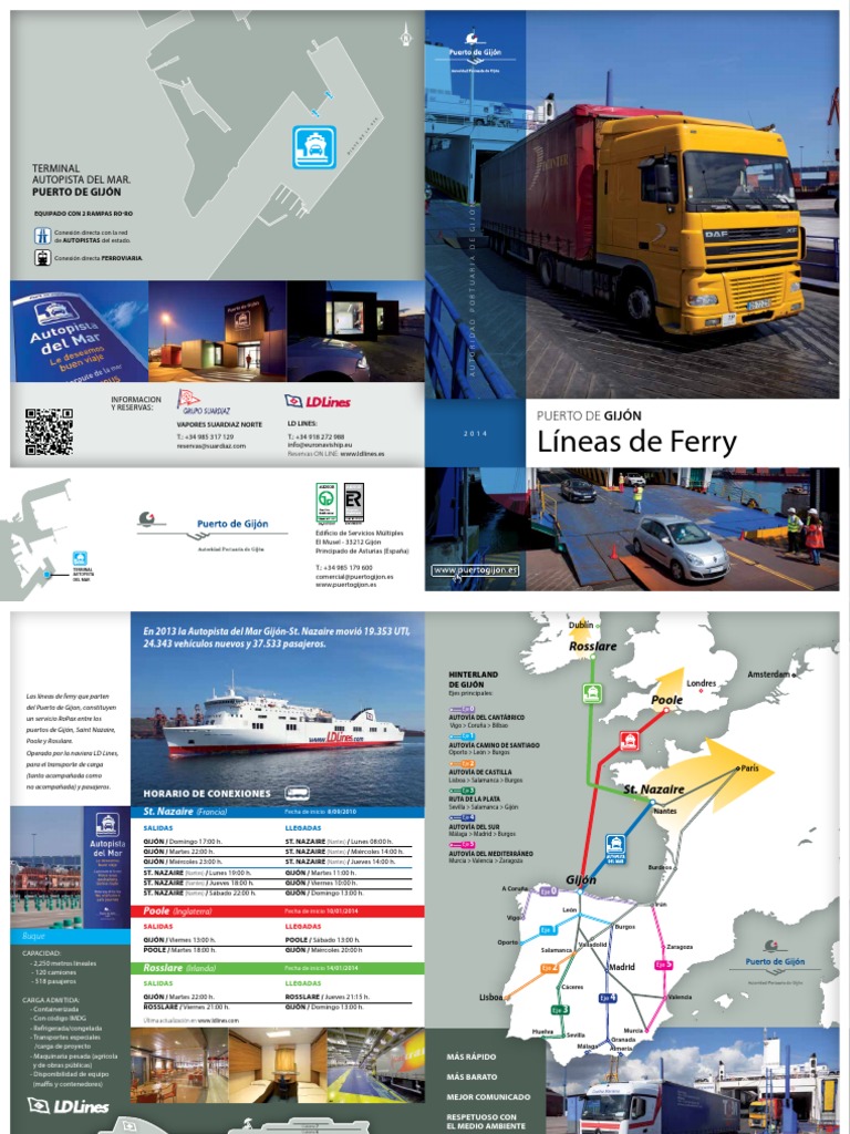 Líneas de Ferry | PDF | Transporte | Transporte de tierra