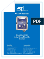 O & M Manual: Model Q46F/82 Auto-Chem Fluoride Monitor